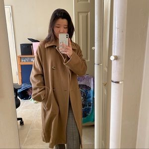 Max Mara caramel wool coat